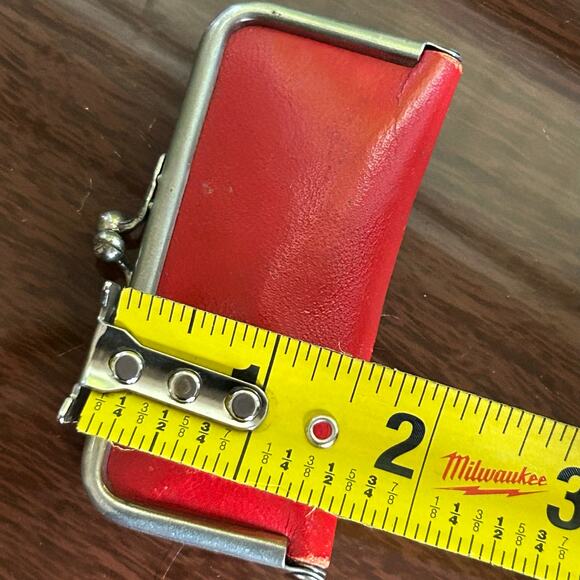 Vintage Red Leather Travel Manicure Set West Germany - Picture 11 of 11